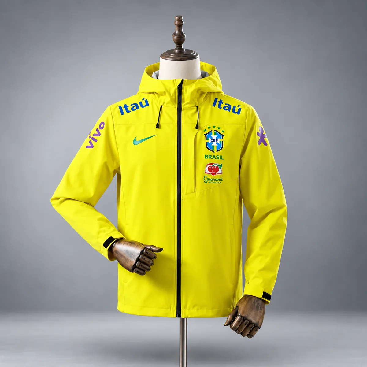 Veste Brésil Noir JAUNE